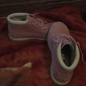 Pink Timberland Boots
